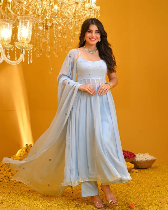 NAYANTARA GEORGETTE SUIT SET